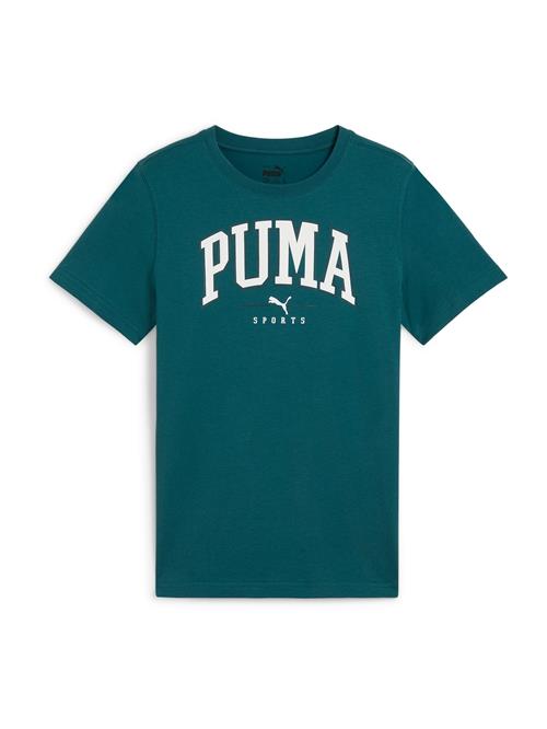 PUMA Shirts 'SQUAD'  smaragd / sort / hvid