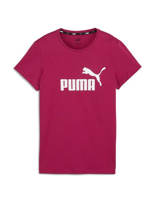 Se PUMA Funktionsbluse 'ESSENTIAL'  mørk pink / hvid ved About You