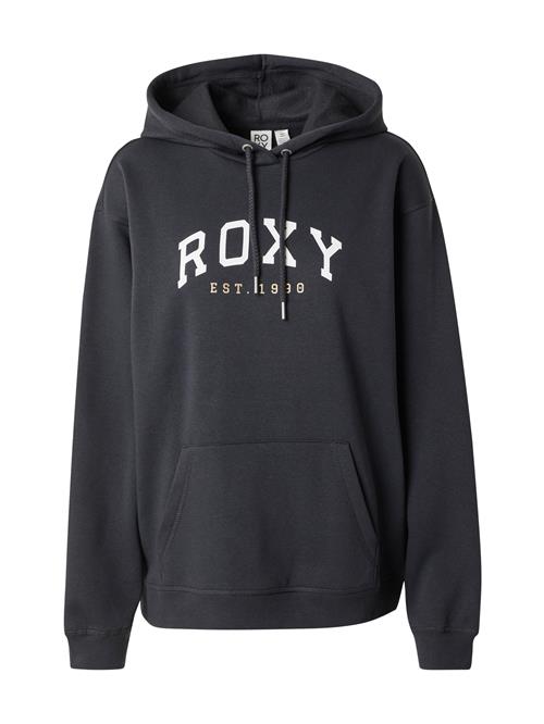 Se ROXY Sweatshirt 'SURF STOKED'  mørkegrå / hvid ved About You