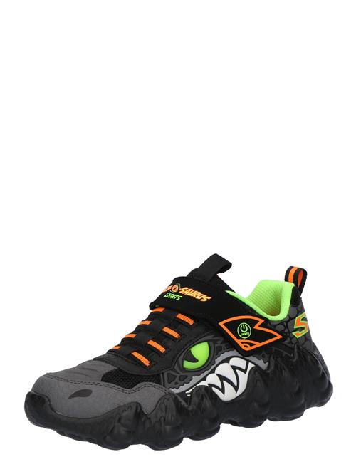 SKECHERS Sneakers 'SAURUS LIGHTS '  lime / mørkeorange / sort / hvid