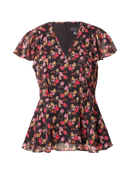 Se Ted Baker Bluse  gul / lyserød / knaldrød / sort ved About You