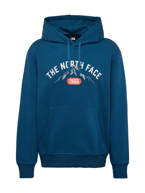 Se THE NORTH FACE Sweatshirt  petroleum / orange / hvid ved About You