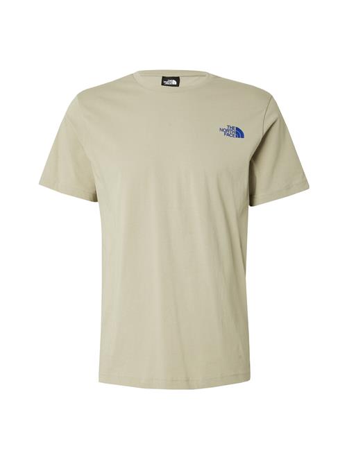 THE NORTH FACE Bluser & t-shirts 'TOPOGRAPHIC'  blå / taupe / hvid