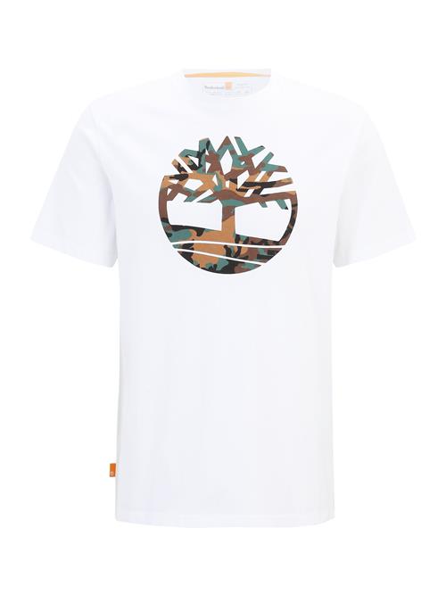 TIMBERLAND Bluser & t-shirts 'Heritage'  brun / smaragd / sort / hvid