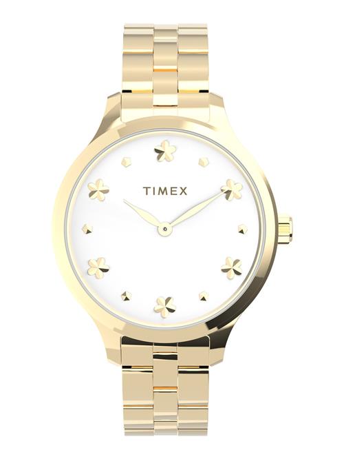 Se TIMEX Analogt ur 'PEYTON'  guld / hvid ved About You