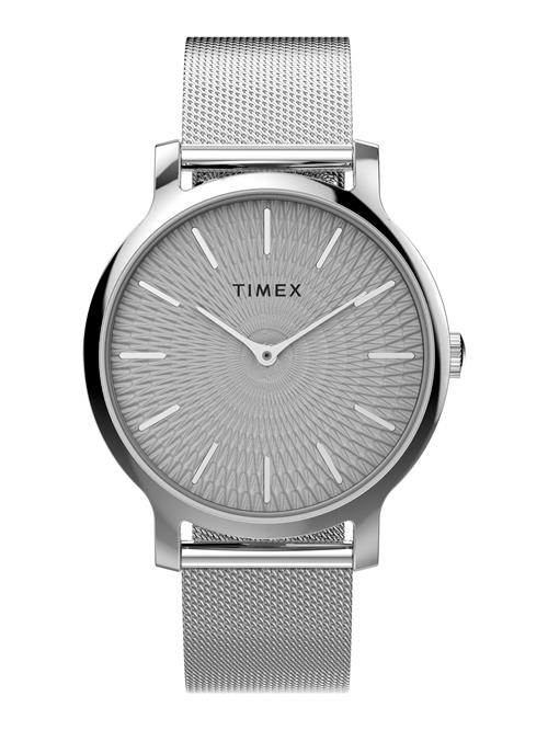 TIMEX Analogt ur 'Transcend'  sort / sølv