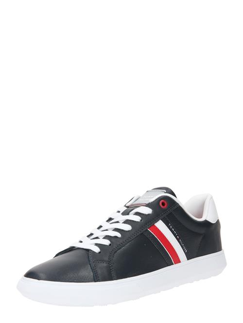 TOMMY HILFIGER Sneaker low 'Essential'  mørkeblå / rød / hvid