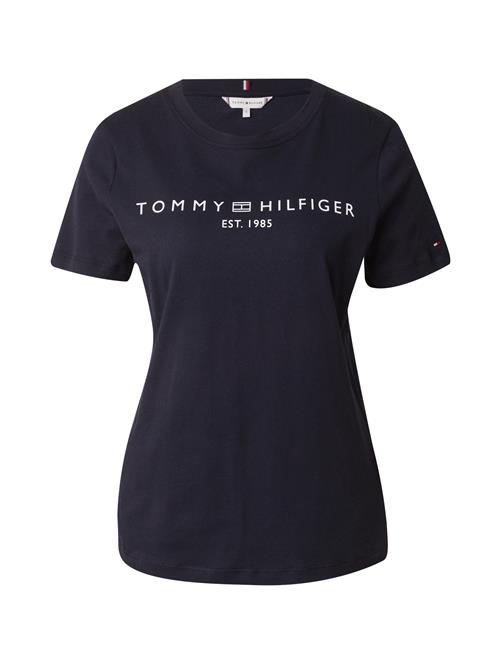 TOMMY HILFIGER Shirts  mørkeblå / hvid