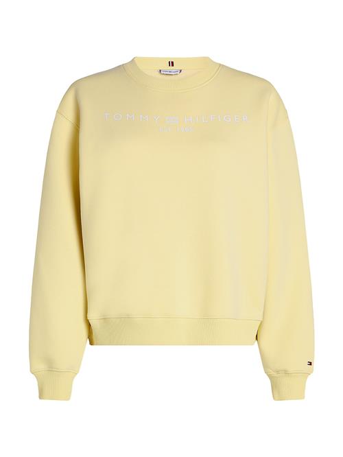 TOMMY HILFIGER Sweatshirt  lysegul / hvid