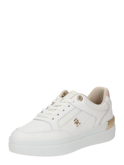 TOMMY HILFIGER Sneaker low 'LUX COURT'  guld / hvid