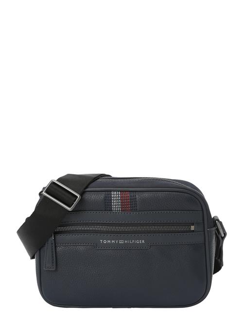 TOMMY HILFIGER Skuldertaske  marin / grå / mørkerød / hvid