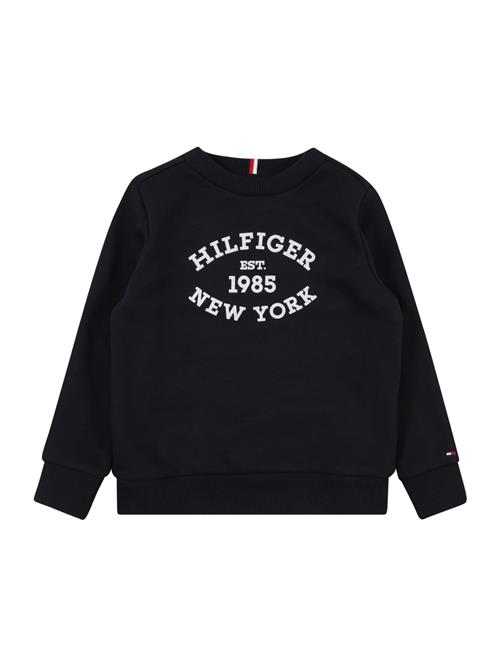 TOMMY HILFIGER Sweatshirt  natblå / hvid