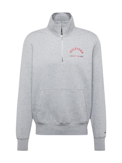 Se TOMMY HILFIGER Sweatshirt  lysegrå / rød ved About You