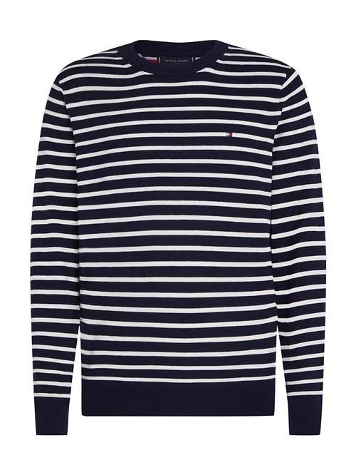 Se TOMMY HILFIGER Pullover  navy / hvid ved About You