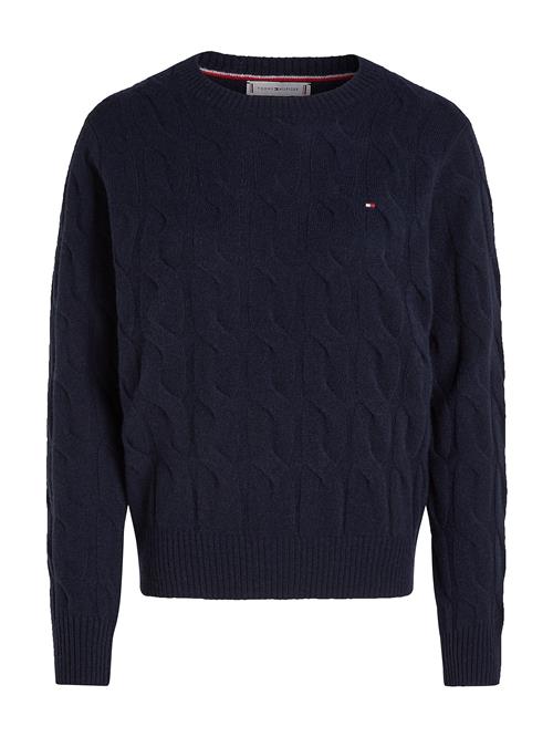 Se TOMMY HILFIGER Pullover  navy / rød / hvid ved About You