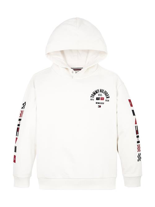 TOMMY HILFIGER Sweatshirt  rød / sort / hvid