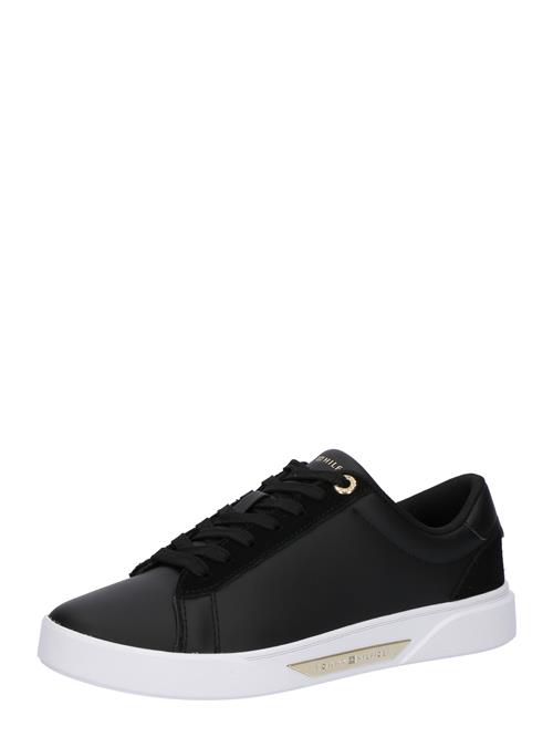 Se TOMMY HILFIGER Sneaker low 'CHIC COURT'  guld / sort ved About You