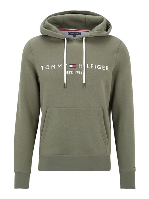 Se TOMMY HILFIGER Sweatshirt  navy / oliven / rød / hvid ved About You