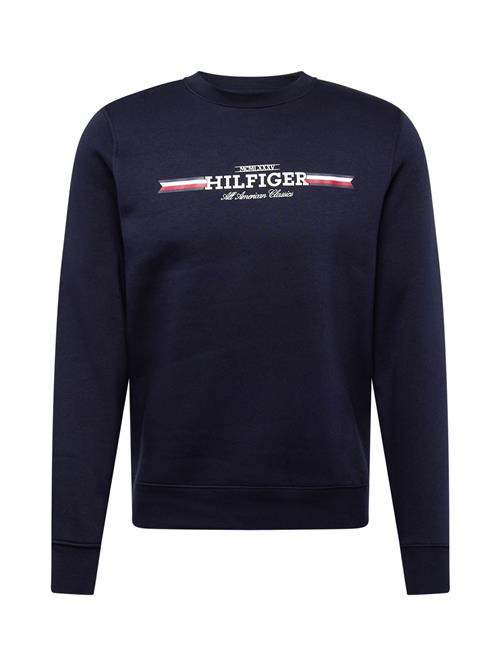 TOMMY HILFIGER Sweatshirt  navy / rød / offwhite