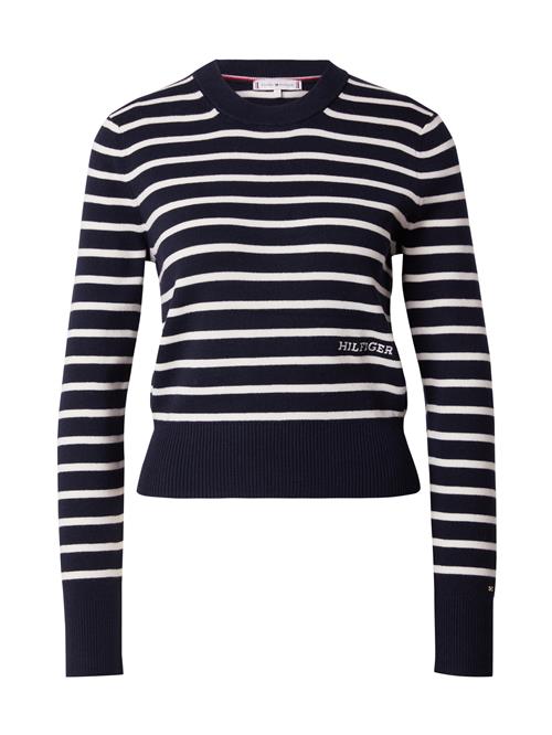 TOMMY HILFIGER Pullover  navy / hvid