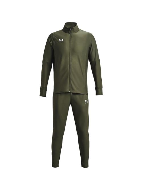 UNDER ARMOUR Træningsdragt 'Challenger'  oliven / hvid