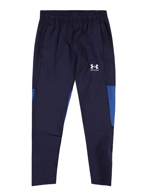 UNDER ARMOUR Sportsbukser 'Challenger'  blå / navy / hvid