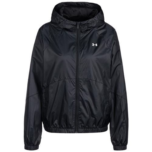 Se UNDER ARMOUR Udendørsjakke  sort / hvid ved About You