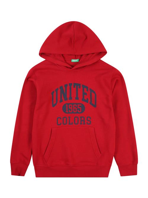 UNITED COLORS OF BENETTON Sweatshirt  marin / mørkerød