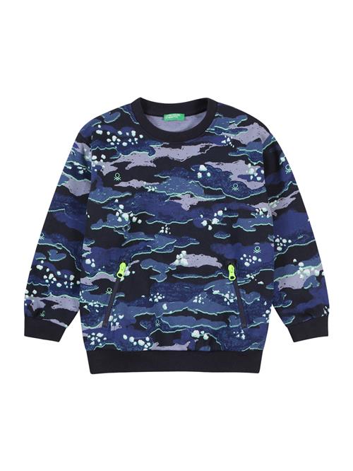 UNITED COLORS OF BENETTON Sweatshirt  navy / aqua / ensian / offwhite