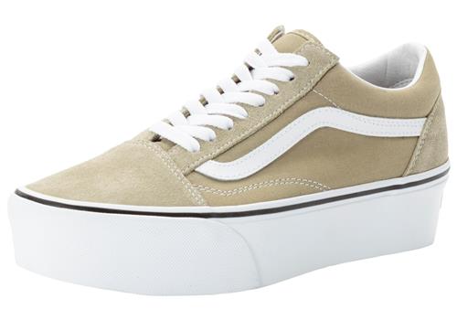 VANS Sneaker low 'Old Skool'  khaki / hvid