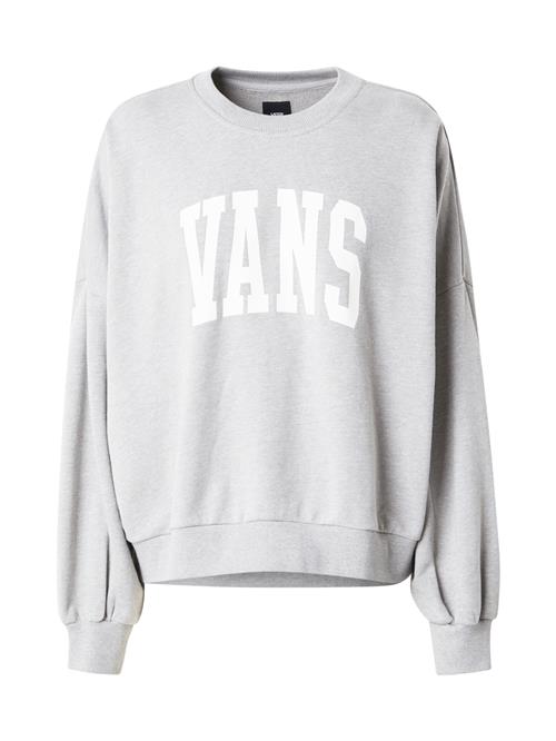 Se VANS Sweatshirt 'Stadium'  grå-meleret / hvid ved About You