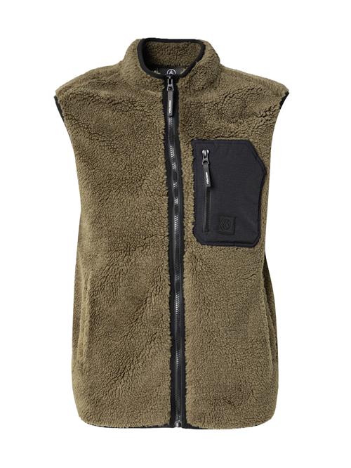 Volcom Vest 'MUZZER FUZZAR'  khaki / sort