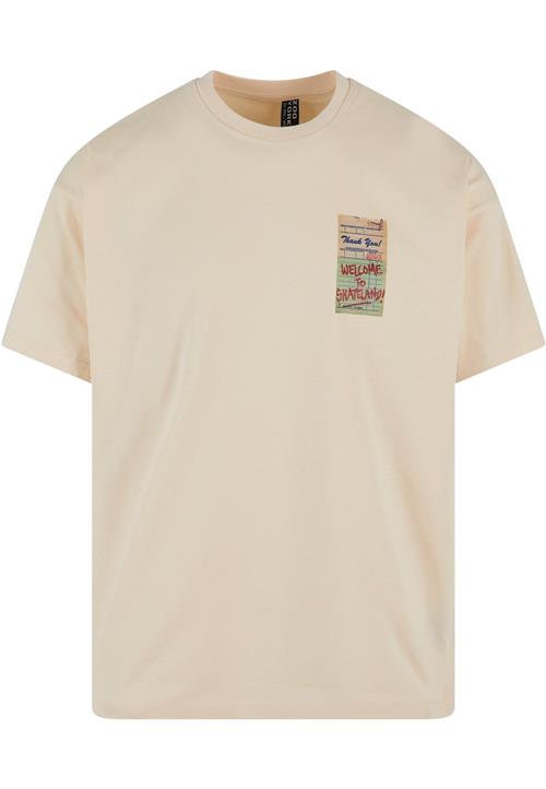 ZOO YORK Bluser & t-shirts 'ZM241-052-1'  beige / blå / pueblo / neonrød