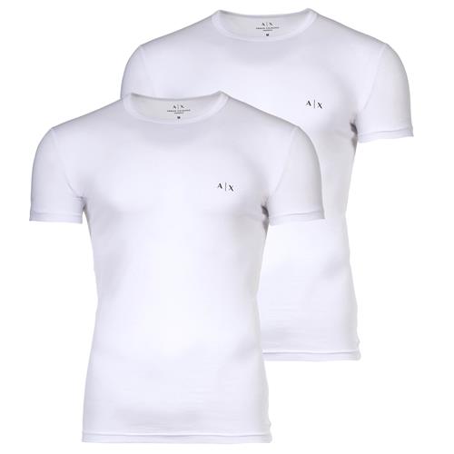 Se ARMANI EXCHANGE Bluser & t-shirts  sort / hvid ved About You