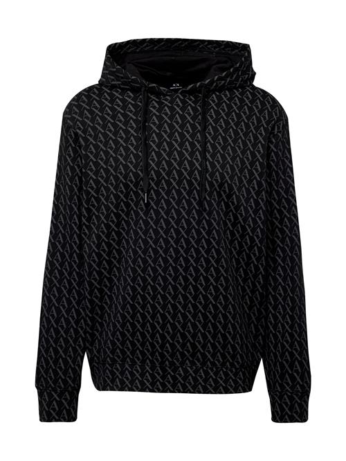 ARMANI EXCHANGE Sweatshirt  grå / sort