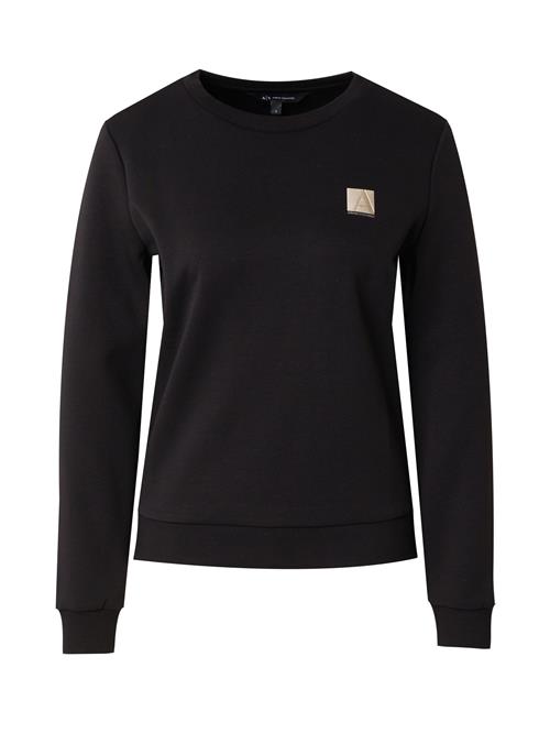 ARMANI EXCHANGE Sweatshirt 'FELPA'  guld / sort