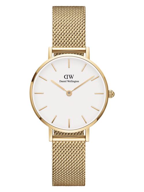 Se Daniel Wellington Analogt ur 'Petite'  guld / hvid ved About You