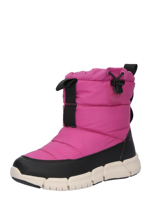 Se GEOX Snowboots 'FLEXYPER'  mørk pink / sort ved About You