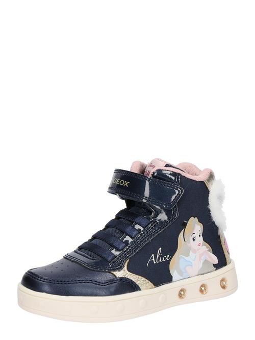 GEOX Sneakers 'SKYLIN'  mørkebeige / navy / guld / lys pink