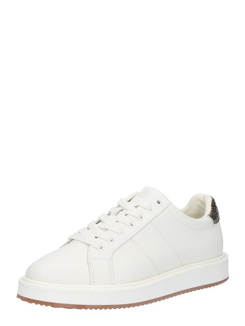 Se Lauren Ralph Lauren Sneaker low 'ANGELINE'  guld / sølv / hvid ved About You