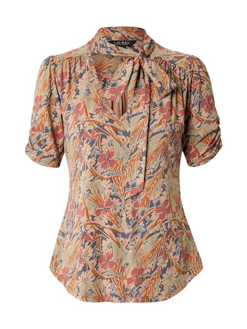 Se Lauren Ralph Lauren Shirts 'JONTELLA'  creme / indigo / siv / mørkeorange ved About You