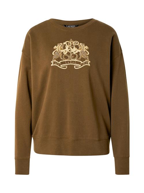 Lauren Ralph Lauren Sweatshirt 'KAPPY'  beige / oliven