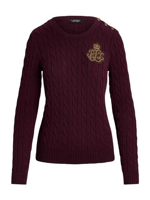 Lauren Ralph Lauren Pullover 'MONTIVA'  choko / guld / bordeaux