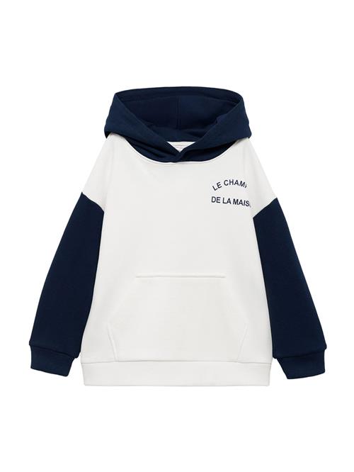 MANGO KIDS Sweatshirt 'MAISON'  ecru / marin / opal