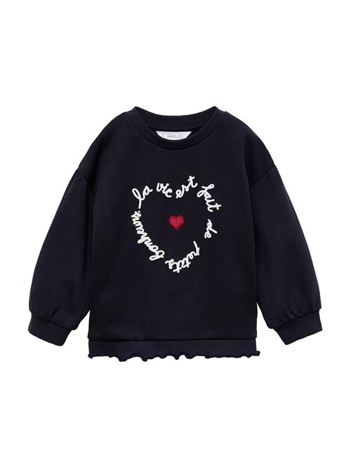 Se MANGO KIDS Sweatshirt 'LAVIE'  marin / rød / hvid ved About You