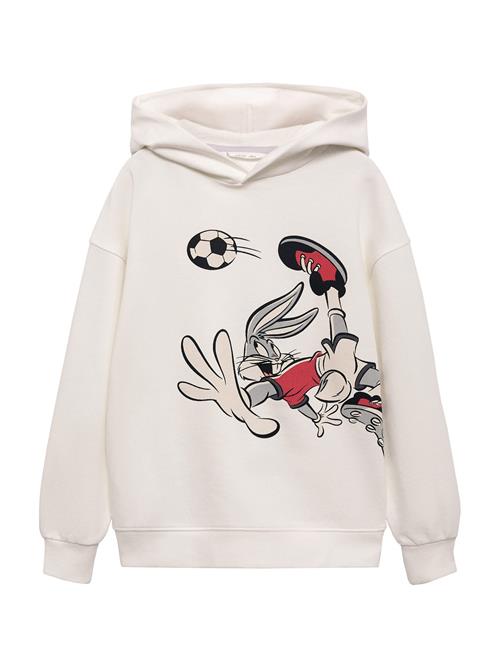 Se MANGO KIDS Sweatshirt 'BUGSLT'  ecru / grå / rød / sort ved About You