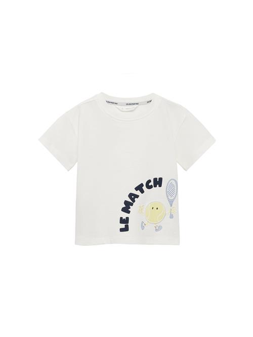 Se MANGO KIDS Shirts 'MATCH'  ecru / navy / røgblå / pastelgul ved About You