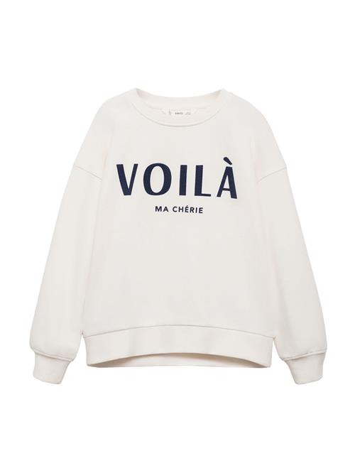 Se MANGO KIDS Sweatshirt 'DUBLINI'  ecru / marin ved About You