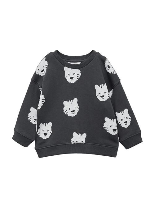 MANGO KIDS Sweatshirt  antracit / hvid