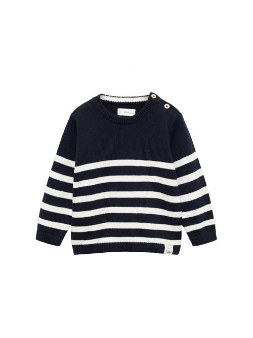 MANGO KIDS Pullover 'SAMY7'  navy / hvid